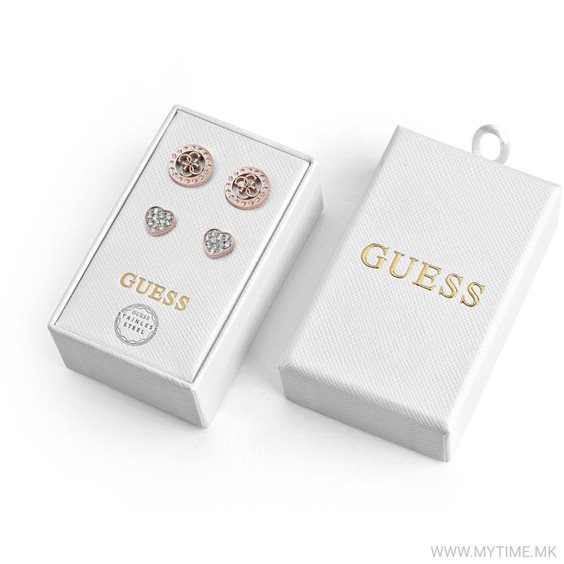 Orecchini Guess Donna in Acciaio Cubic Zirconia JUBS01804JWRGT/U - JUBS01804JWRGT/U